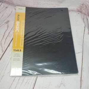 Acid Free Crystal Clear Archival safe Blick Basic Presentation Book Folder